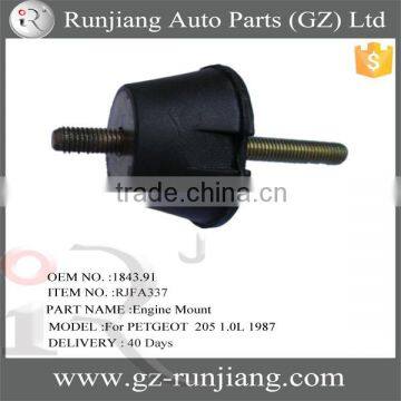 OEM NO.1843.9 small engine motor mounting for PETGEOT 205 1.0L 1987