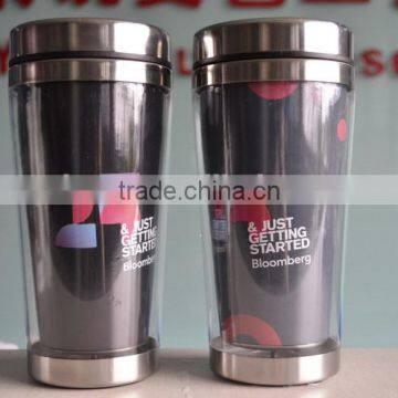 custom logo stainless steel color changing magic travel mug