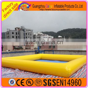 2016 cheap wholesale square inflatable swimming pool for rental commercial