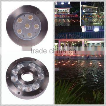Stainless steel 316 DMX 512 12W Underwater LED Fountain Lights