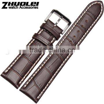 18|19|20|21|22mm high quality genuine leather Men and women's Watch strap with fashionable buckle