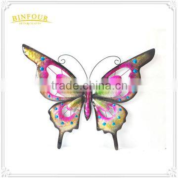 metal handicraft 3D butterfly animal wall art home decor garden decor