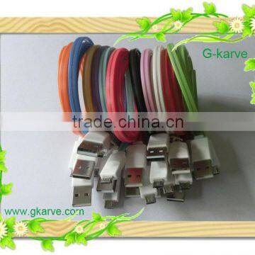 nice-looking micro usb led luminous cable with fashion style for mobile phone with Android system