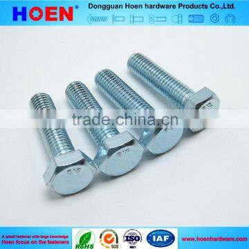 China Supplier high strength hexagon head 8.8 grade bolt