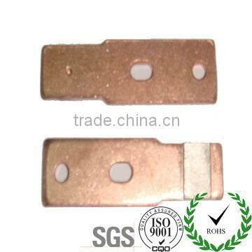 Electrical spare parts with CTI testing report / welding stamping parts with silver contact tips