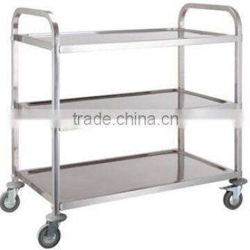 Stainless Steel 3 Tier Kitchen Dining Food Utility Trolley Cart 75x40x83.5cm New