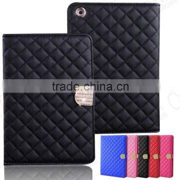 LUXURY CRYSTAL DIAMOND QUILTED LEATHER STAND MAGNETIC CASE COVER FOR APPLE IPAD 2 3 4 photo-4