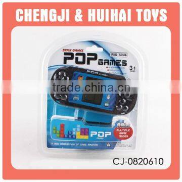 Hot selling handheld electric pop game player for kids toys