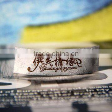 China Factory Supply Damask Clothing Label photo-3