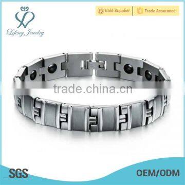 Simple style bracelets with magnetic health care, bracelet for men