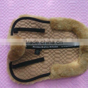 Natural Australia sheepskin saddle pad