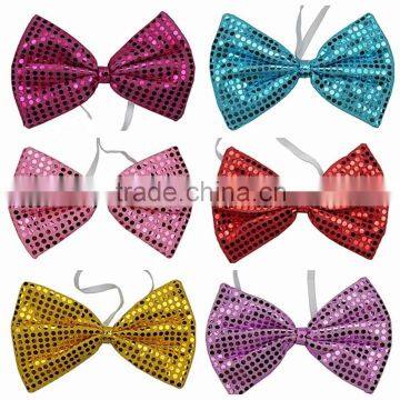 Huge funny sequin bow tie for party