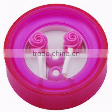 Rose Design Earphone for Promotion or Gift