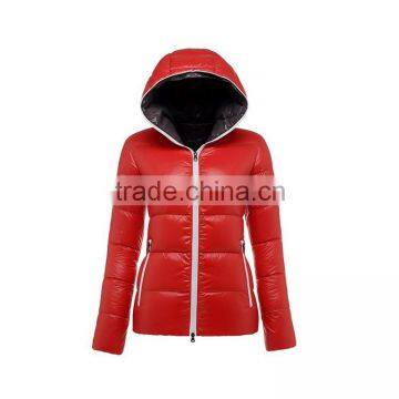 European fashion jacket ,winter red down coat women