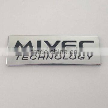Decorative Plastic Chrome Plating 3D Name Logo photo-2