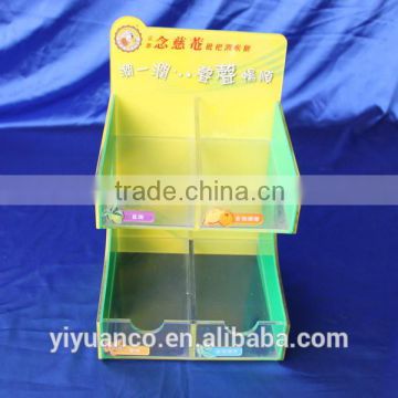 Acrylic cosmetic store display stand shelf /acrylic shelf