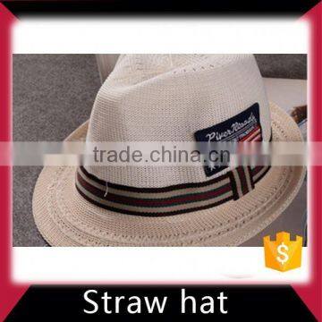 Straw baseball cap