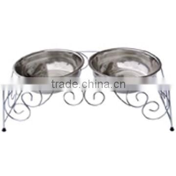 Stainless Steel Pet Dog Food and Water Bowl