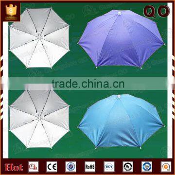 Rainbow color advertising head umbrella