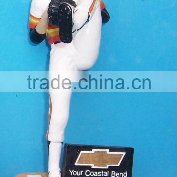 polyresin baseball action figurine action figure