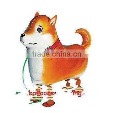 Hot sale Shiba Inu shape walking pet balloon , air walking pet balloon, Helium pet balloon for party/Child Gift