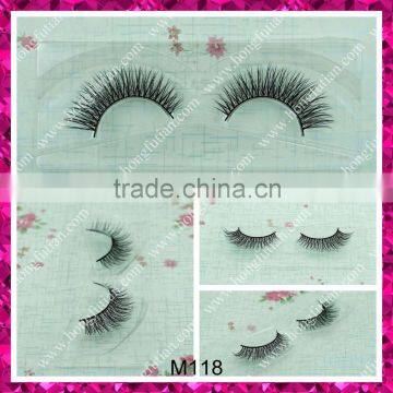 Natural False eyelashes; custom eyelash box