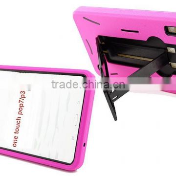 For Alcatel one touch pop 7 heavy duty and defender case with stand holder