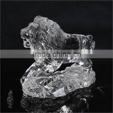 Crystal Lion Model Classics Top Grade Crystal Running Lion photo-2