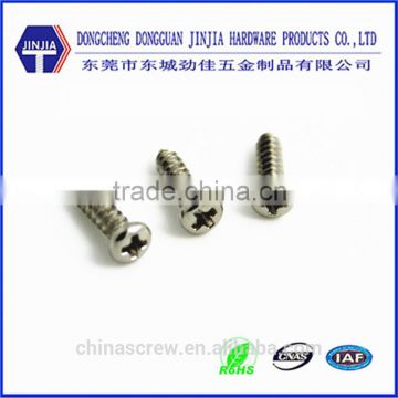 metric M3.0 cross recess #4*19 security self tapping screw