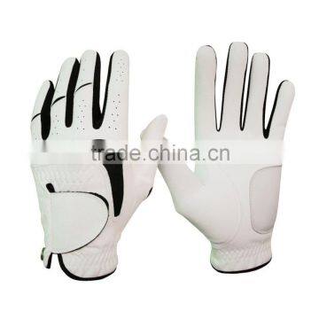 anti-slip cabretta leather golf gloves