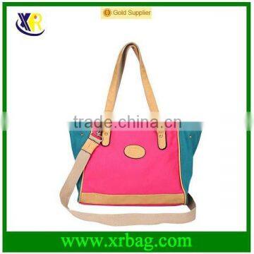 China bag factory women oem production canvas tote bag