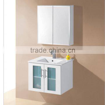 E1 Particleboard / Plywood / MDF bathroom wall hung cabinets