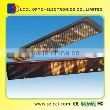 Semi-Outdoor p10 Advertising Small Strip Moving Message LED Display Screen