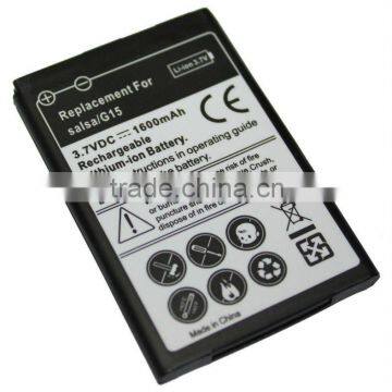 Li-ion mobile phone battery for HTC G15