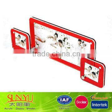 Good quality soft silicone funny acrylic photo picture frame