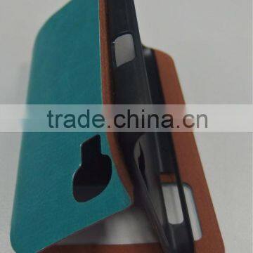 Leather Case with stander for samsung S4