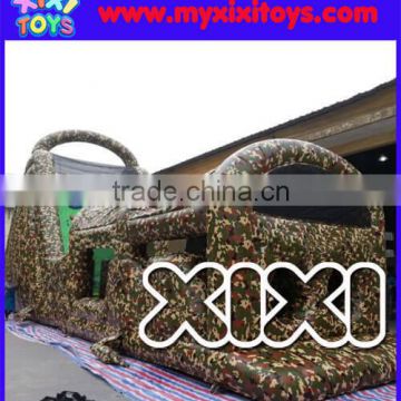 2015 XIXI TOYS Camouflage army inflatable obstacle course