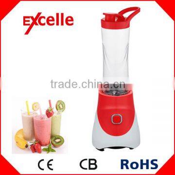 Small portable blender with detachable BPA free drinking bottle