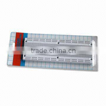 2014 hot sell white ABS metal reed 840 tie-point solderless breadboard