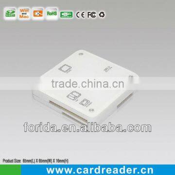 SD card reader-Square shape all in one card reader