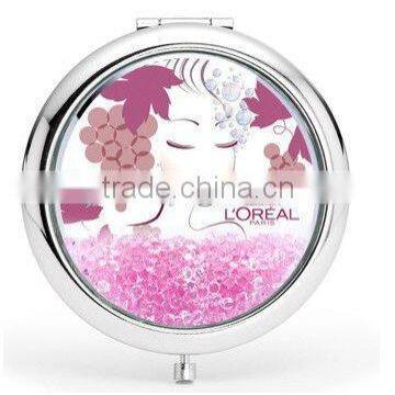 Hot Sale Custom Pocket Mirrors Logo/enamel Pocket Mirror photo-2