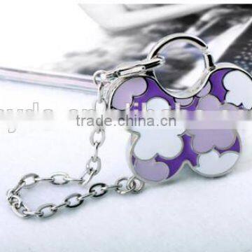 Fashion Custom Keychain Flower Alloy Metal Keychain