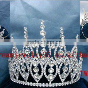 rhinestone pageant tiara crown for girl