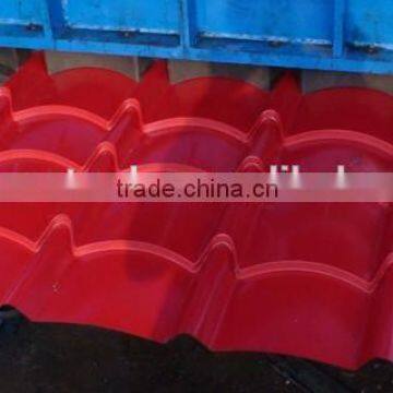 PVC glazed roof tile production line