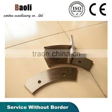Corrugated cardboard slotting knife/baoli machine parts/slotting knifef
