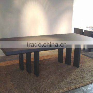 Modern dining table wood walnut color