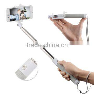 2015 most popular wireless Bluetooth selfie stick,19-80cm length,multi-colors,six sections