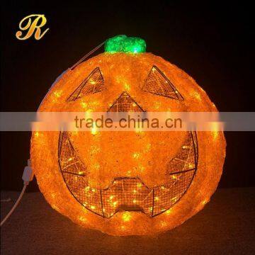 LED lighted acrylic halloween pumpkin for sale