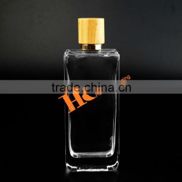 Rectangle High Clear Transparent Perfume Glass Bottle perfume Bottle Simple Style