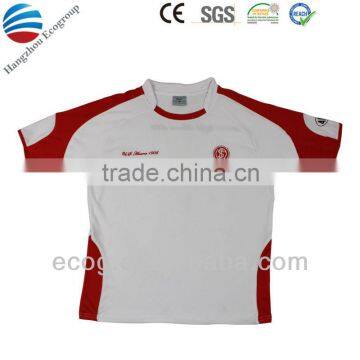 100% polyester jersey soccer jersey